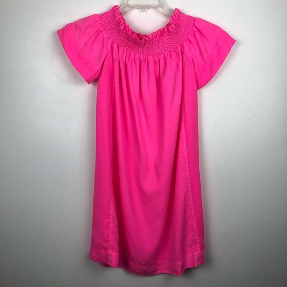 Vineyard Vines Pink Madison Off The Shoulder Dress - Picture 2 of 8